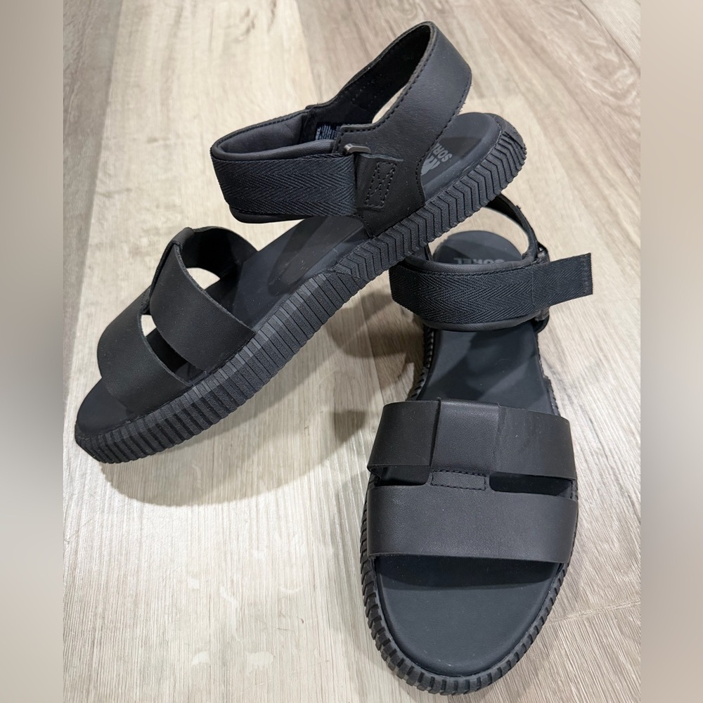 Sorel Ona Women’s Sandals Ave Ankle Strap Flat Sandals Size 9